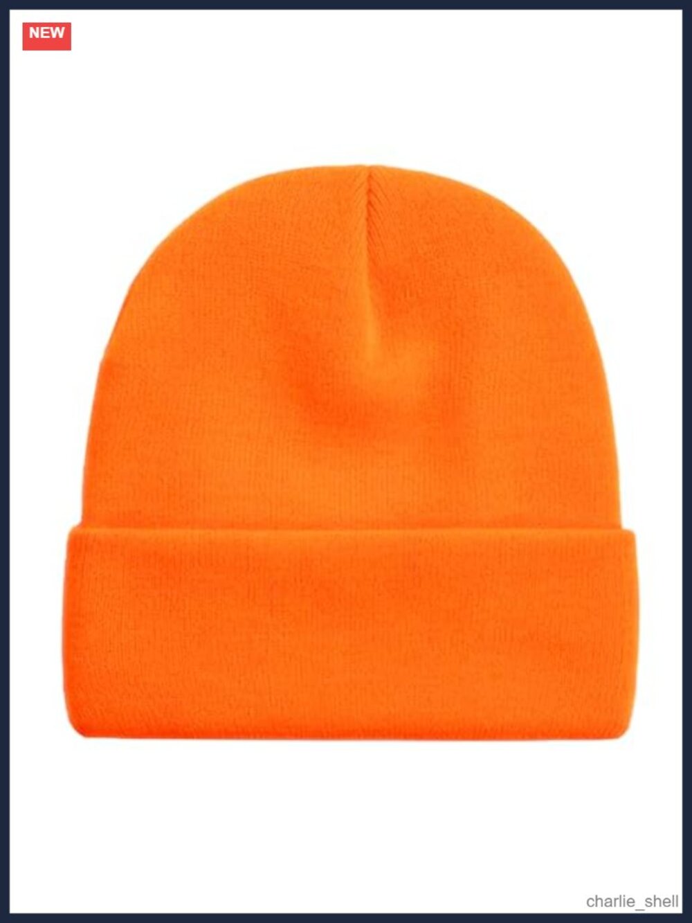 Warm Winter Cuffed Beanie Soft Knit Acrylic Hat Unisex Ski Cap